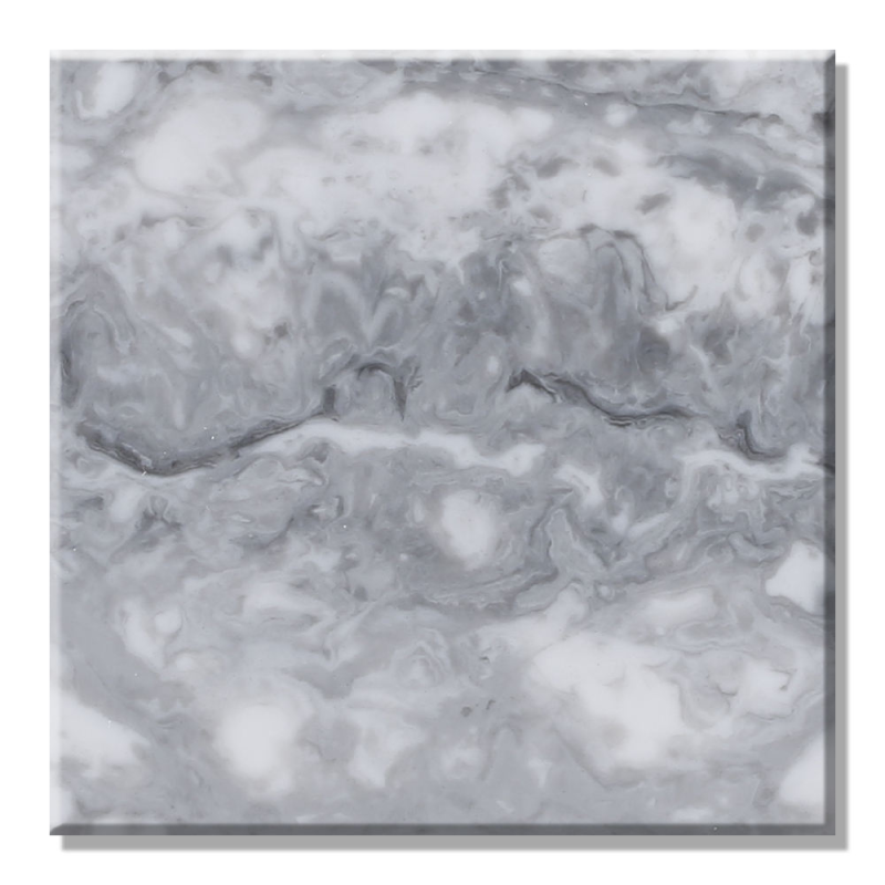 High-Quality Acrylic Solid Surface Panel Artificial Stone Large Slab Is Used for Countertop Projects.